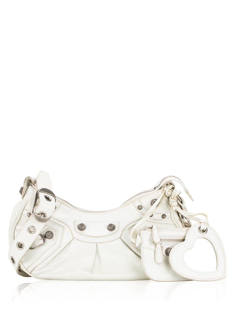Le Cagole XS Shoulder Bag Optic White