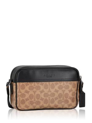 Men CV921 Signature Graham Crossbody Tan Black
