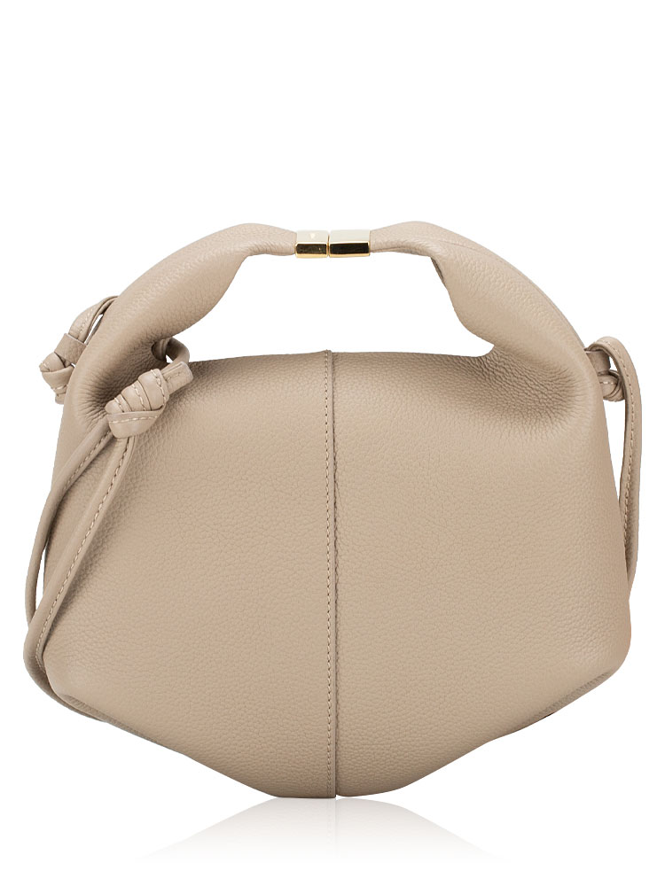 Textured Calfskin Béri Taupe