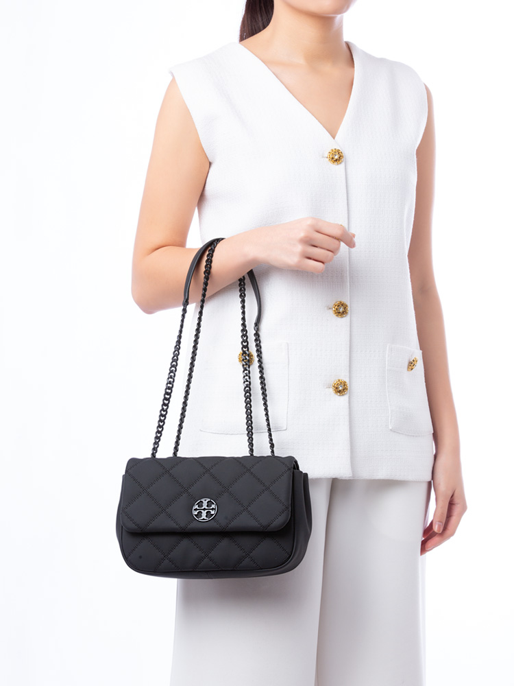 New Willa Matte Small Shoulder Bag Black
