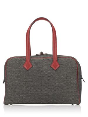 Toile Taurillon Clemence Victoria II 35 Graphite Rouge H