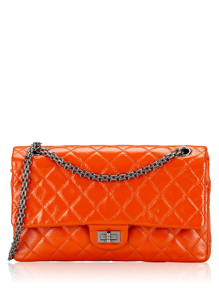 Patent Caviar 2.55 Reissue 227 Flap Orange