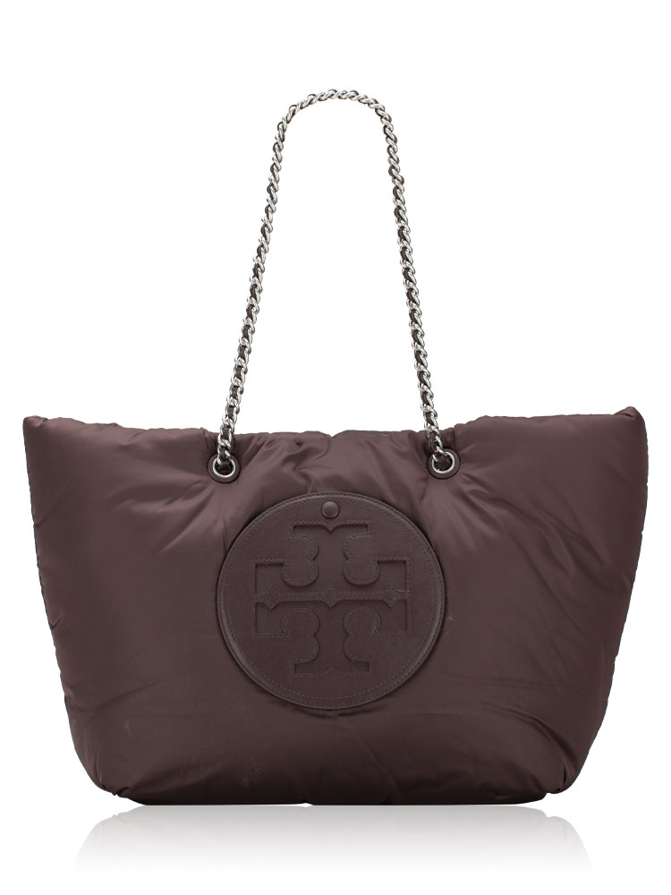 Ella Puffy Chain Tote Tempranillo