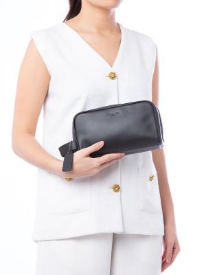 CAT30 Smooth Leather Small Travel Kit Black