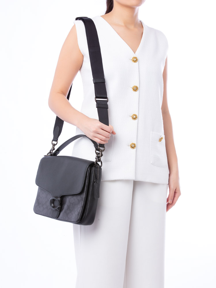 CH769 Signature Soft Tabby Messenger Black