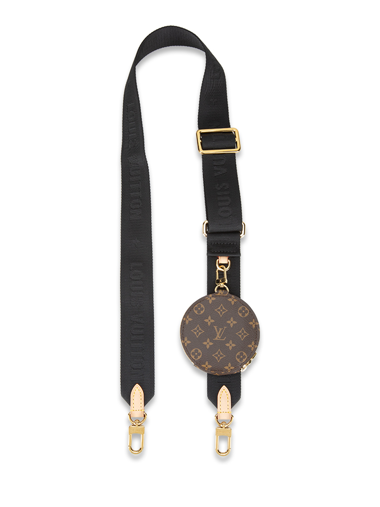 Monogram Jacquard Multi Pochette Strap Noir