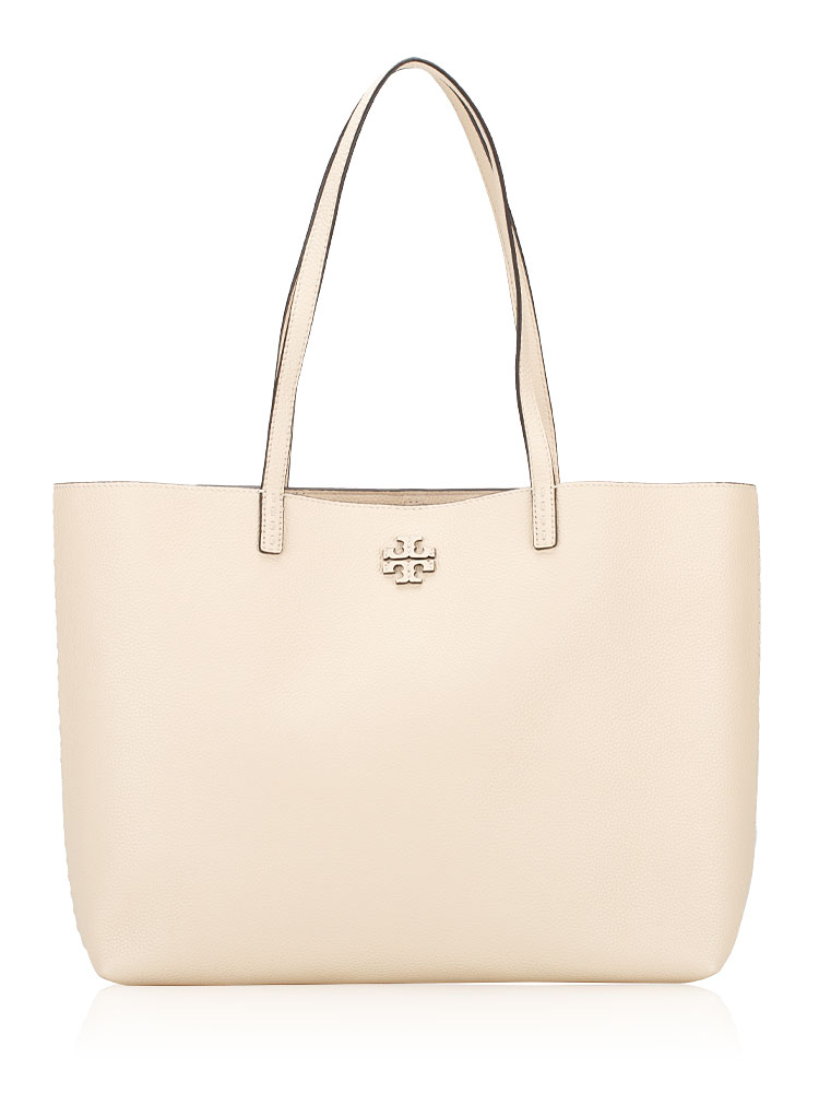 MCgraw Leather Tote Brie