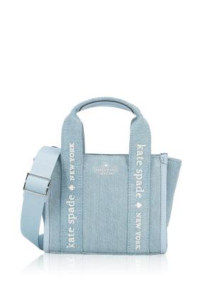 Kip Denim Mini Tote Blue Multi