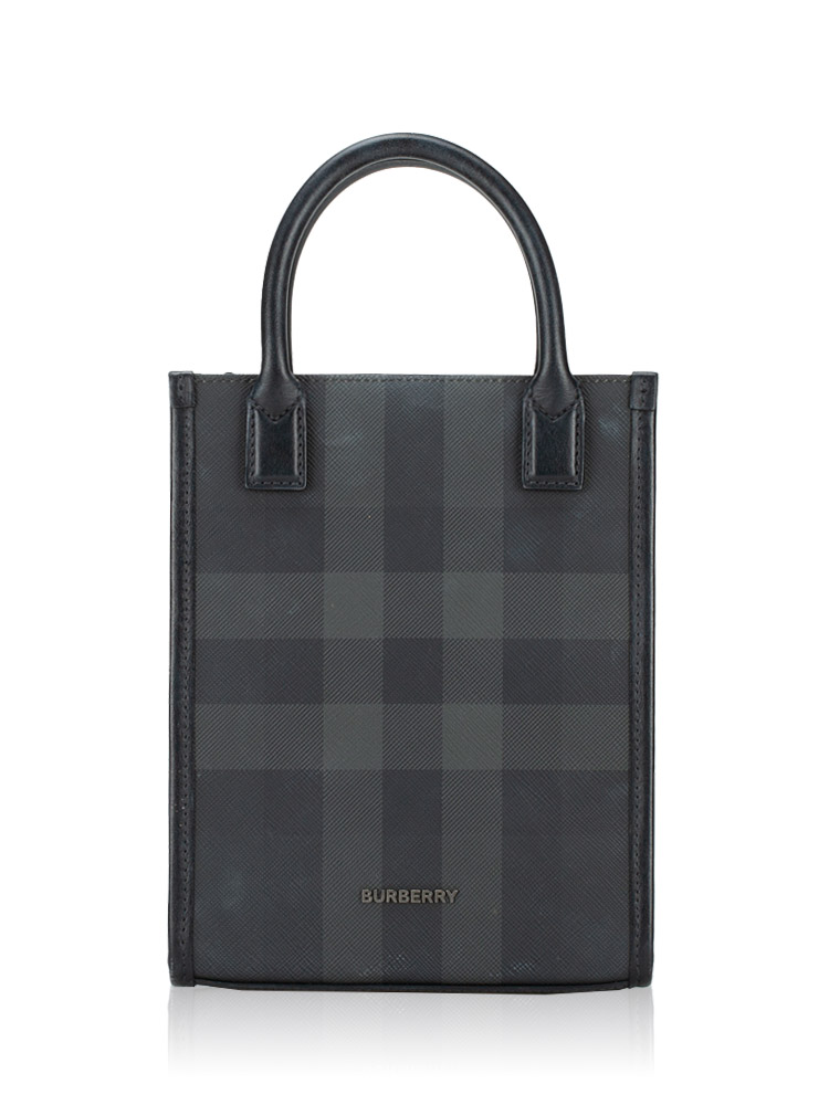 Check Denny Mini Tote Black