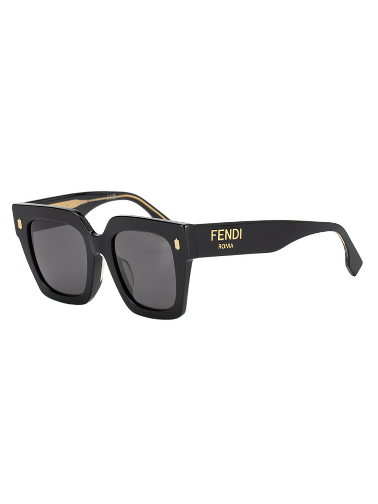 FE40101F Square Sunglasses Black