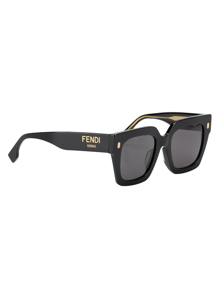 FE40101F Square Sunglasses Black