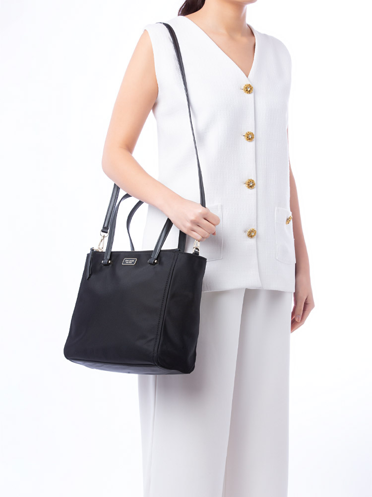 Dawn Medium Satchel Black