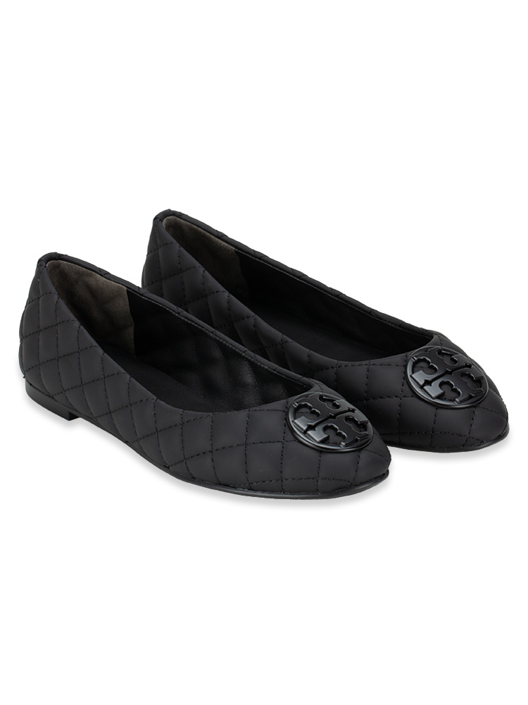 Chelsea Quilted Ballet Flats Perfect Black Sz 6.5