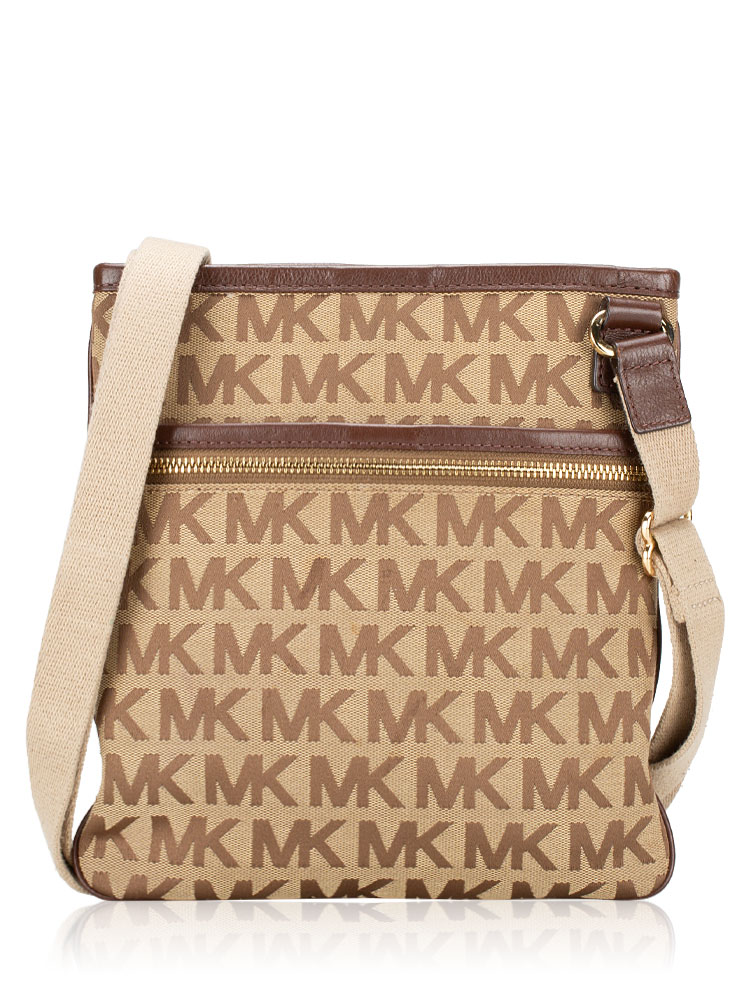 Monogram Messenger Beige