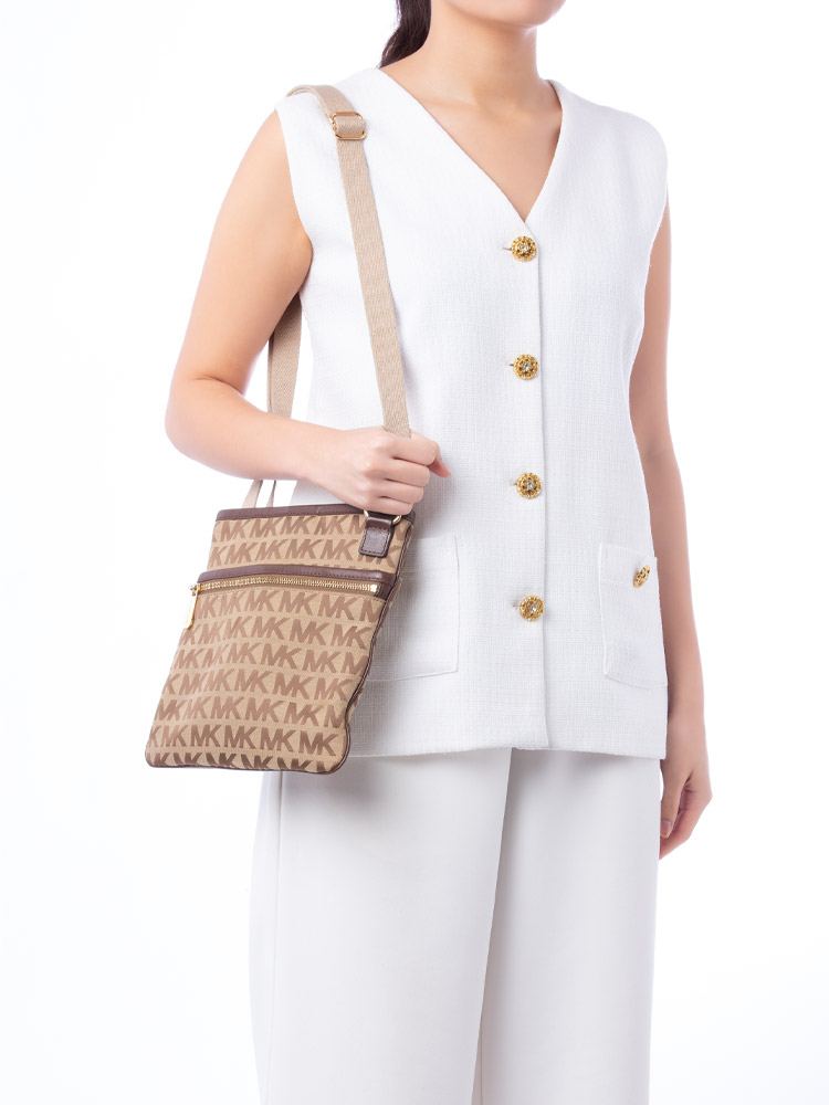 Monogram Messenger Beige
