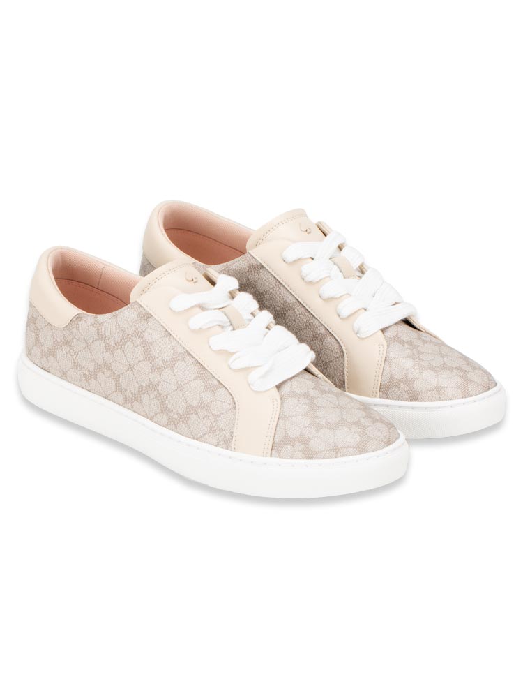 Flower Spade Erin Sneakers Dark Mushroom Sz 39.5