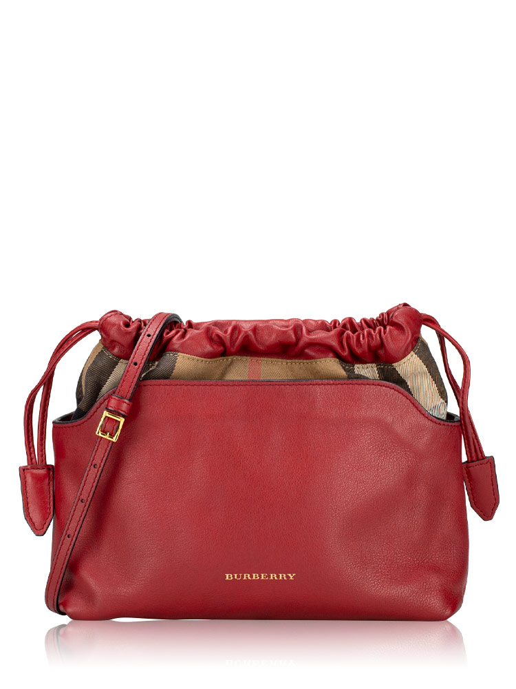 House Check Little Crush Crossbody Military Red