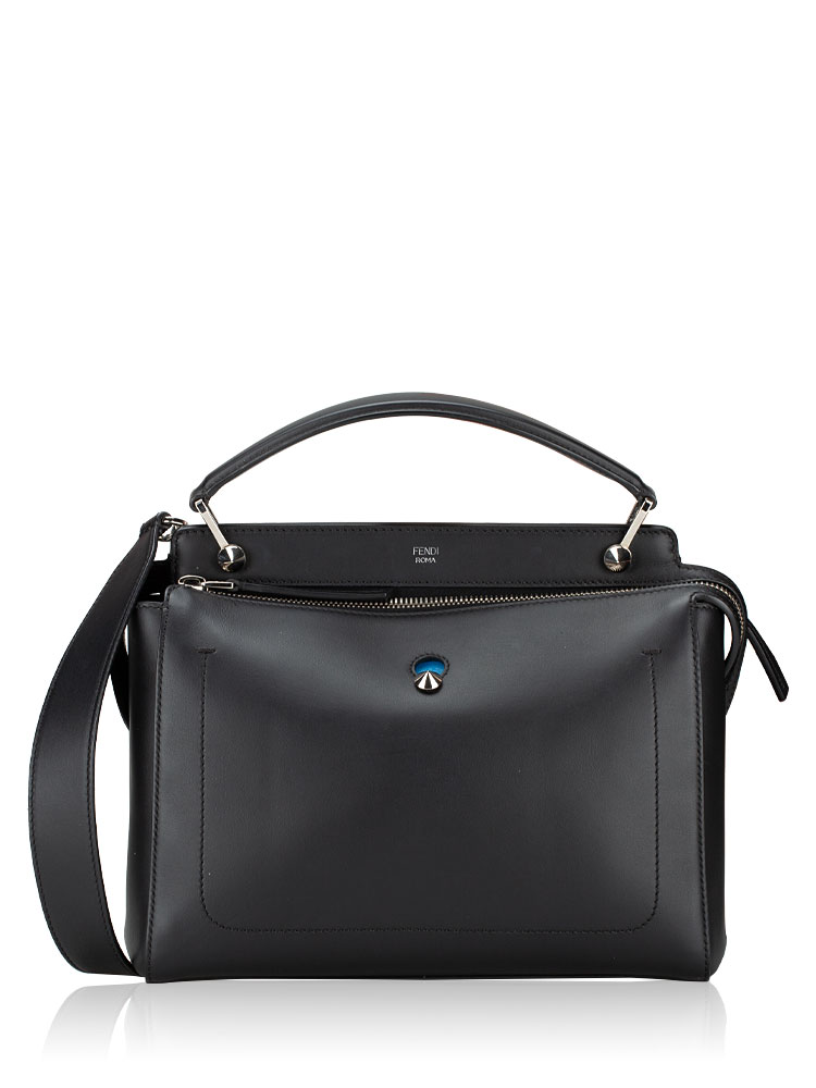 Vitello Dolce DotCom Satchel Baltico Black