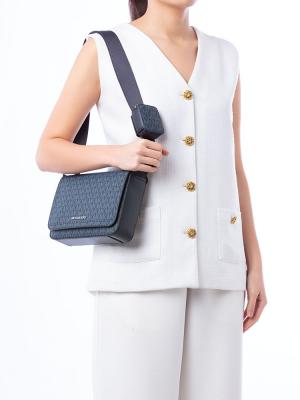 Signature Cooper Mini Crossbody With Pouch Admiral Pale Blue
