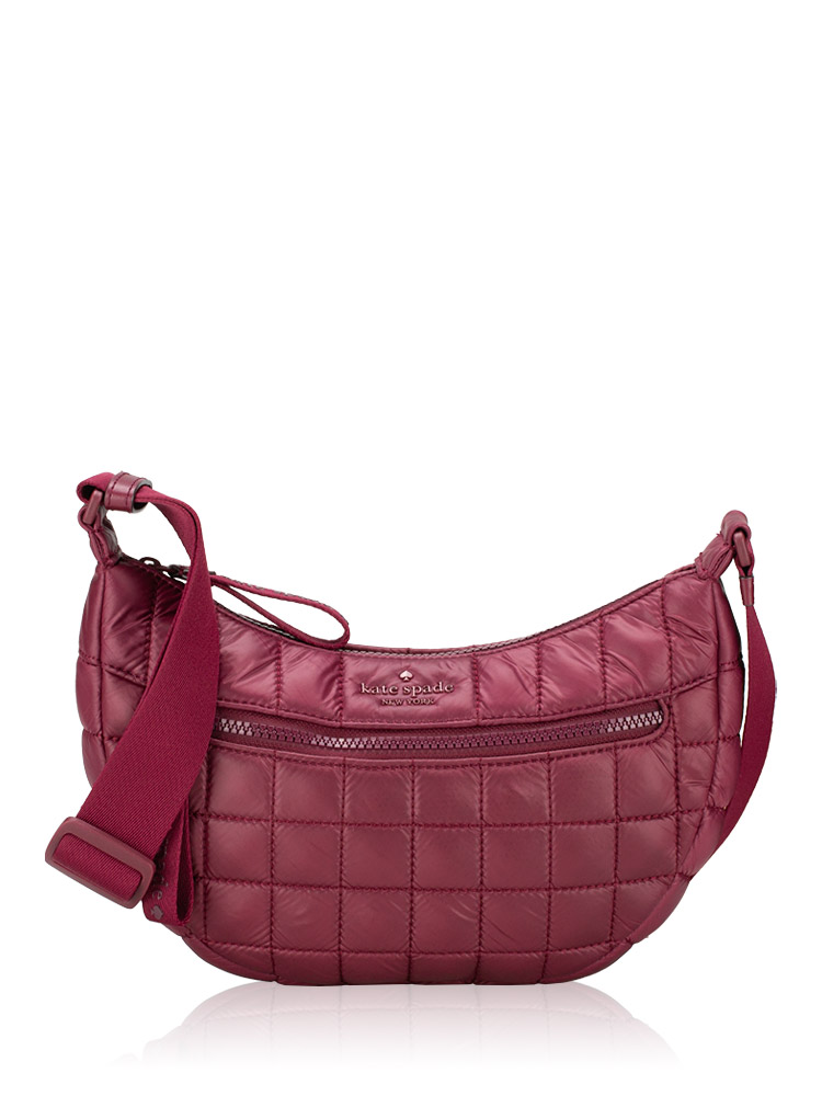 Camden Quilted Sling Bag Blackberry