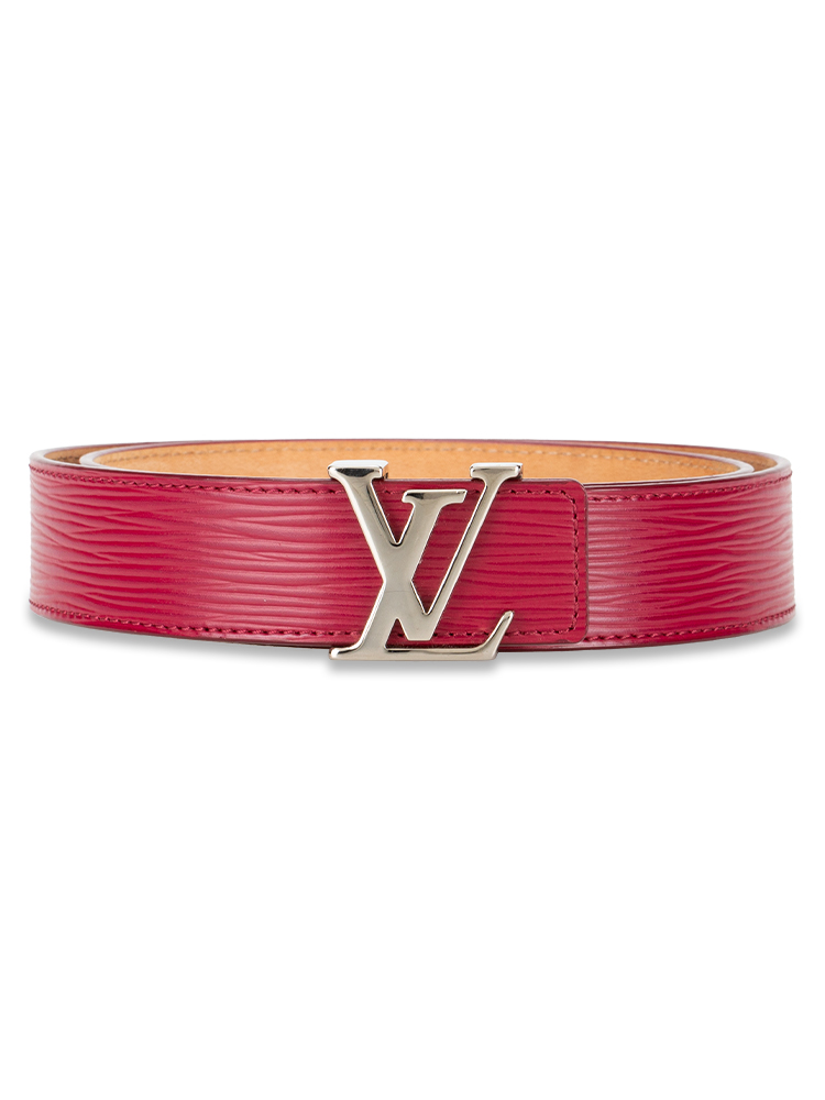 Epi LV Initiales Belt Fuchsia Sz 80