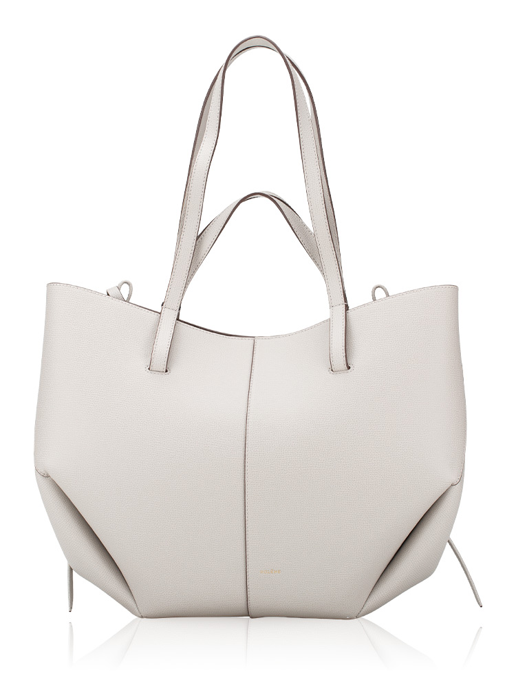 Textured Calfskin Cyme Tote Mist
