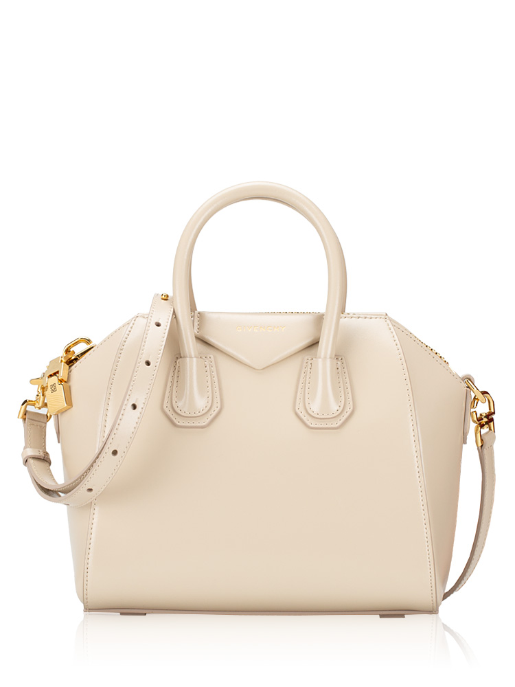 Shiny Lord Mini Antigona Natural Beige