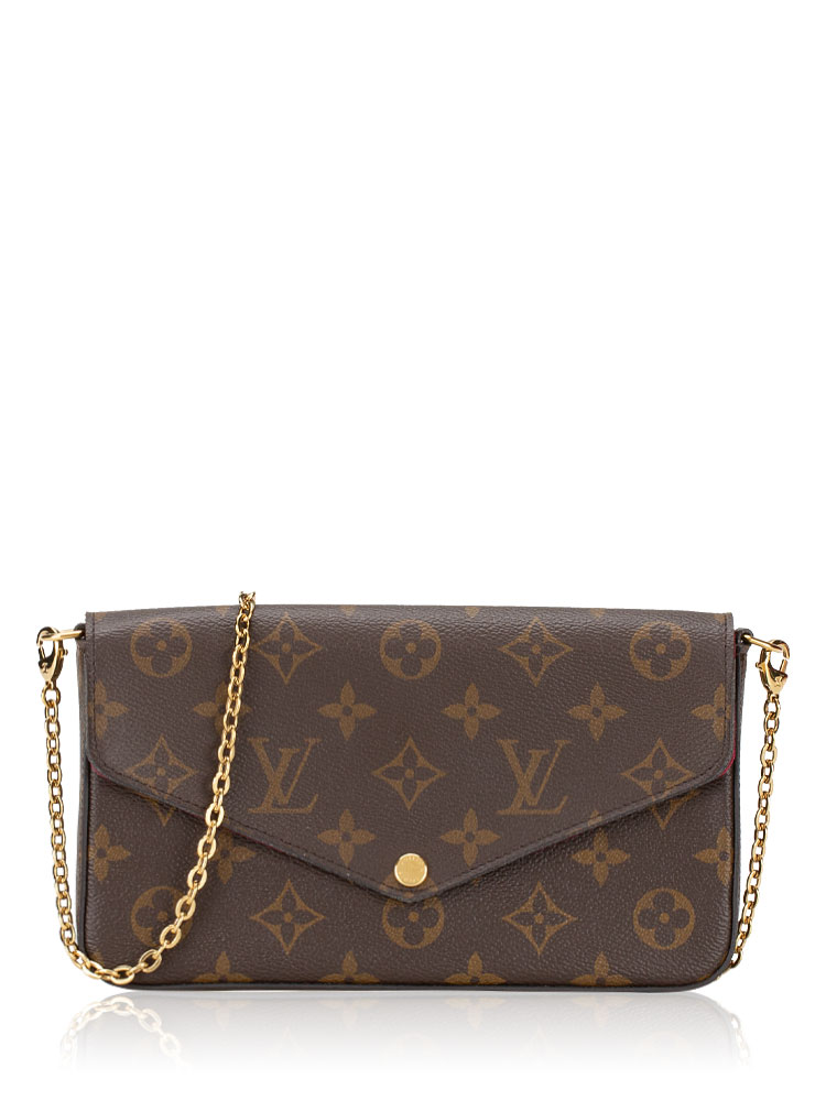 Monogram Pochette Felicie Fuchsia