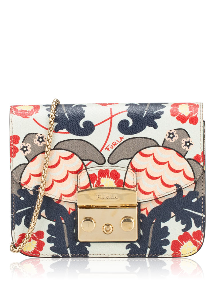 Metropolis Turtle Print Mini Crossbody Multi Color