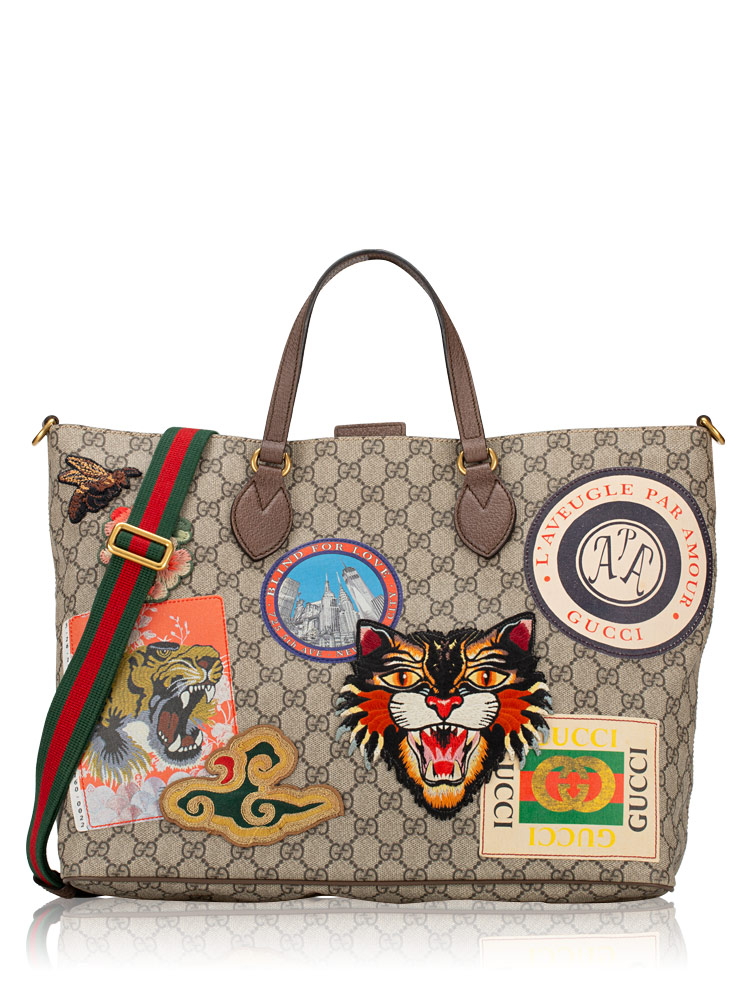 Soft GG Supreme Courrier Crossbody Beige New Acero