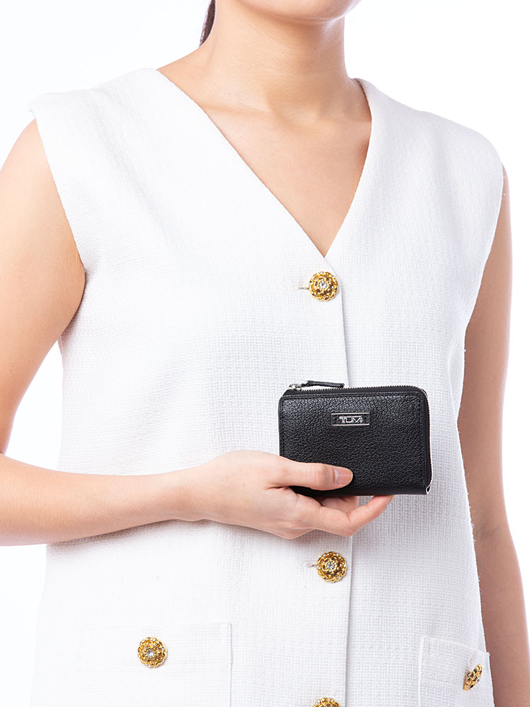 Sinclair Zip Small Wallet Black