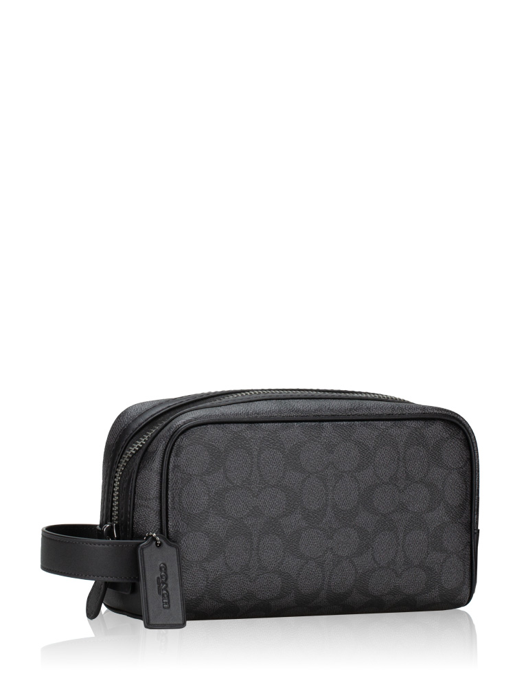 Men CAR15 Signature Small Travel Kitt Charcoal Black