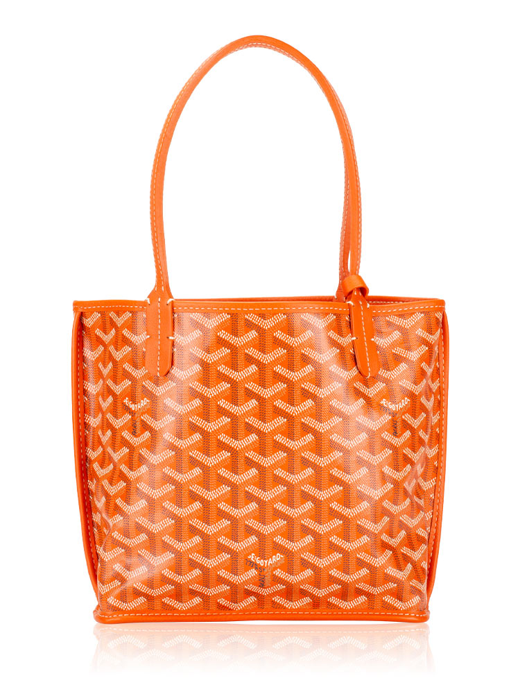 Goyardine Reversible Mini Anjou Orange
