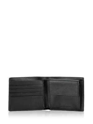 Men Signature Cooper Striped Billfold With Coin Pouch Wallet Pink