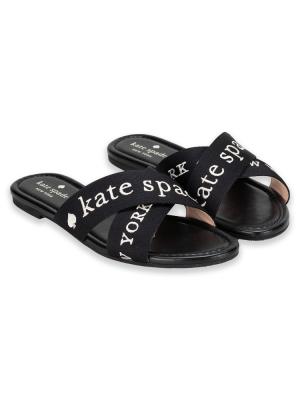 Piper Slide Sandals Black Sz 8.5