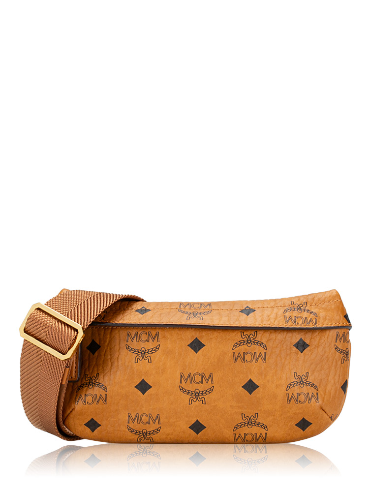 Visetos Convertible Mini Bum Bag Cognac