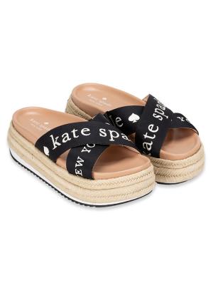 Piper Platform Espadrilles Sandals Black Sz 8.5