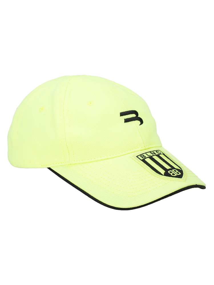 Sporty BB Logo Football Cap Neon Green Sz L