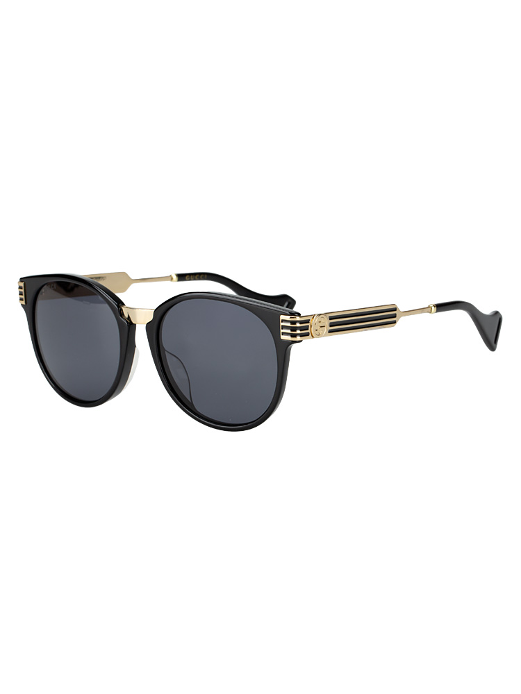 Acetate GG0586SA Novelty Sunglasses Black Gold