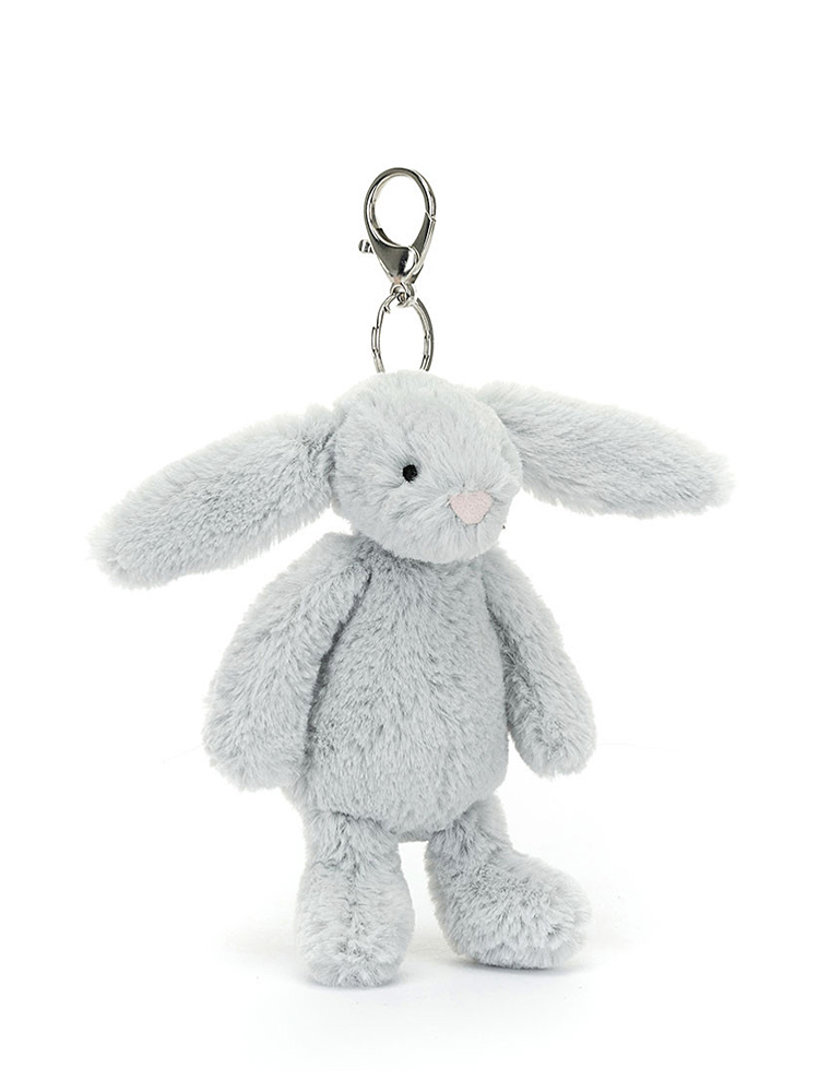 Bashful Silver Bunny Bag Charm
