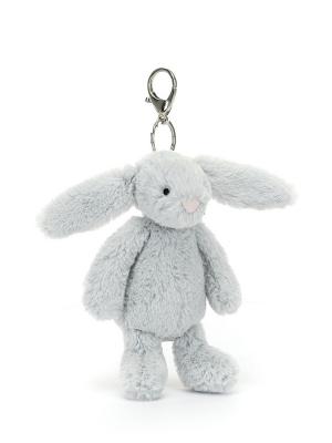 Bashful Silver Bunny Bag Charm
