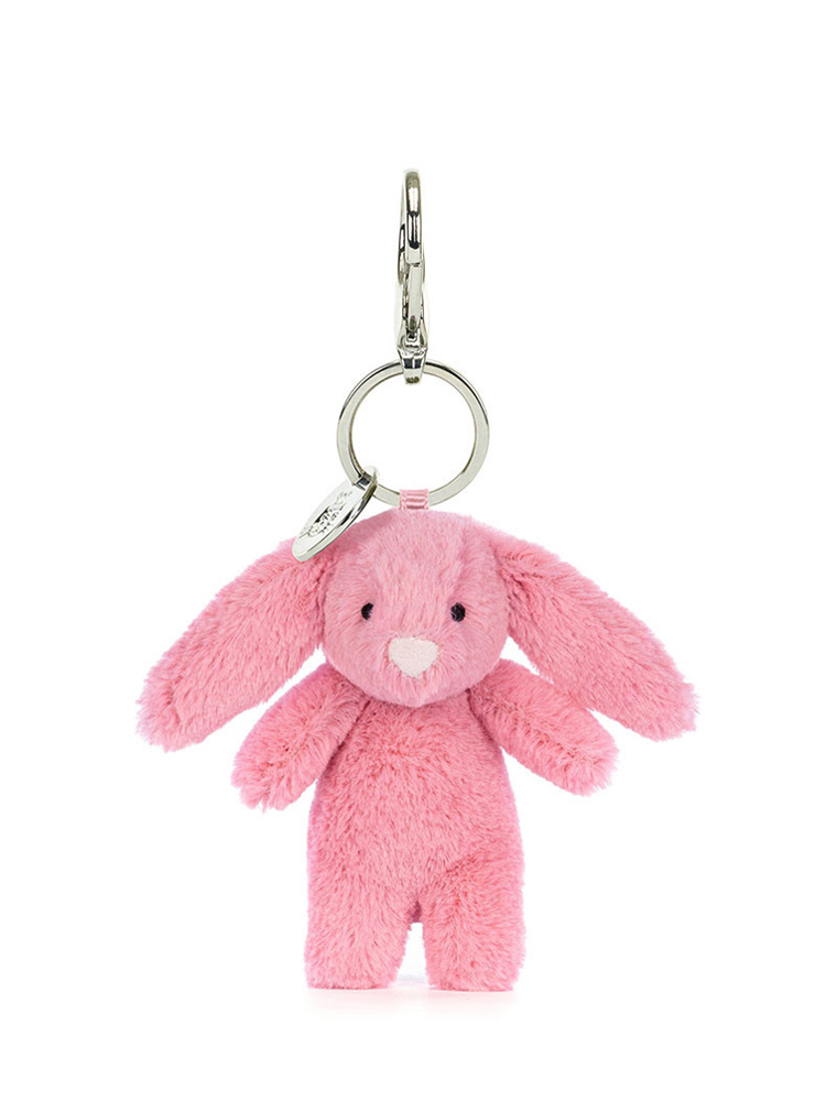 Bashful Bunny Pink Bag Charm