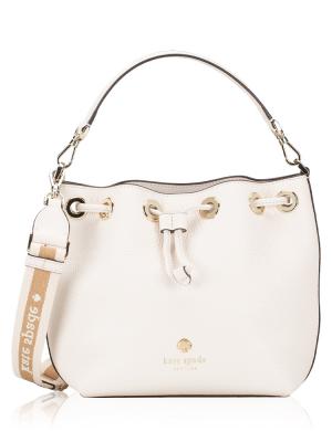 Emma Small Bucket Bag Parchment