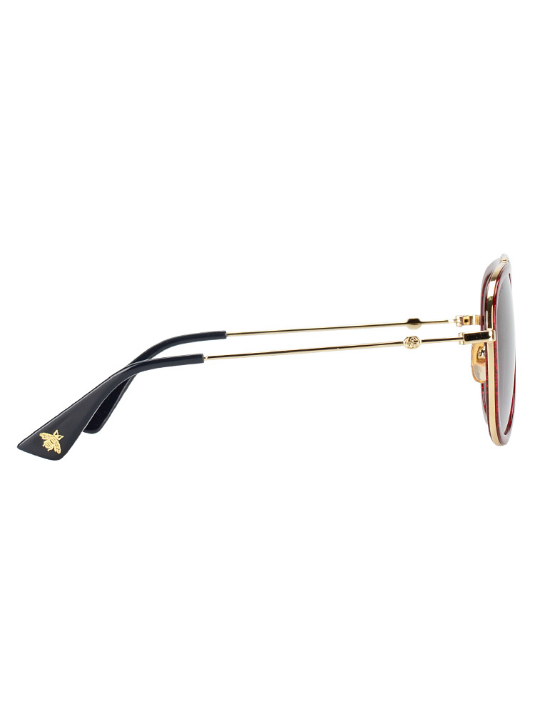 GG0062S Aviator Red Black
