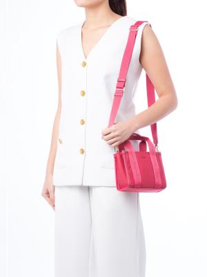 Kip Nylon Mini Tote Rose Oil