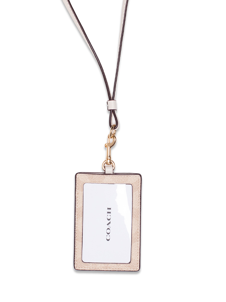 CZ285 Signature Canvas ID Lanyard Sand Chalk