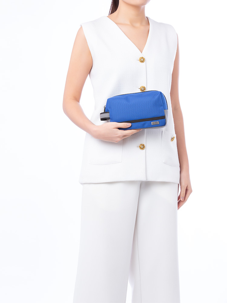 Medium Kit Pouch Lapis Blue Grey