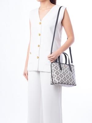 Signature Spade Flower Small Tote Black Multi