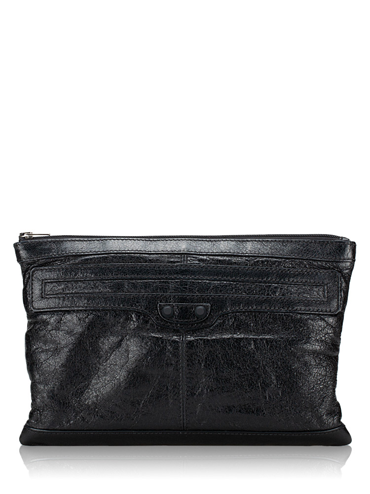 Classic Medium Clip Pouch Black