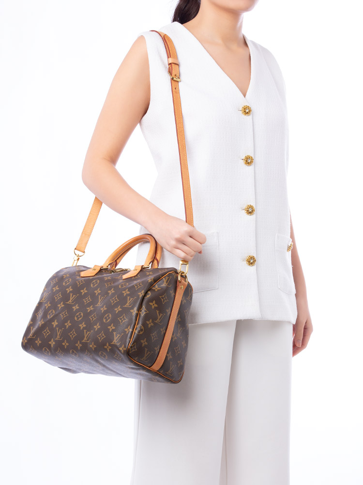 Monogram Speedy 30 Bandouliere NM